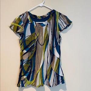women's ruffled blouse